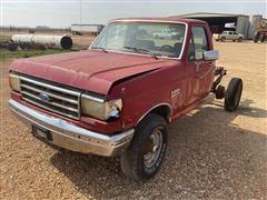 1990 Ford F250 4x4 Cab & Chassis 