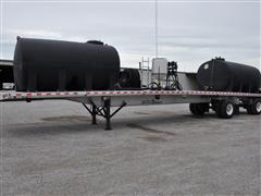 2008 Benson 524 T/A Spread Axle Flatbed Sprayer Tender Trailer 