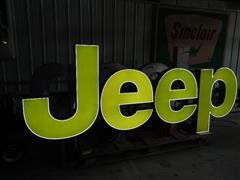 JEEP Dealership Light Up Sign 