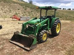 1994 John Deere 1070 MFWD Compact Utility Tractor W/Loader 