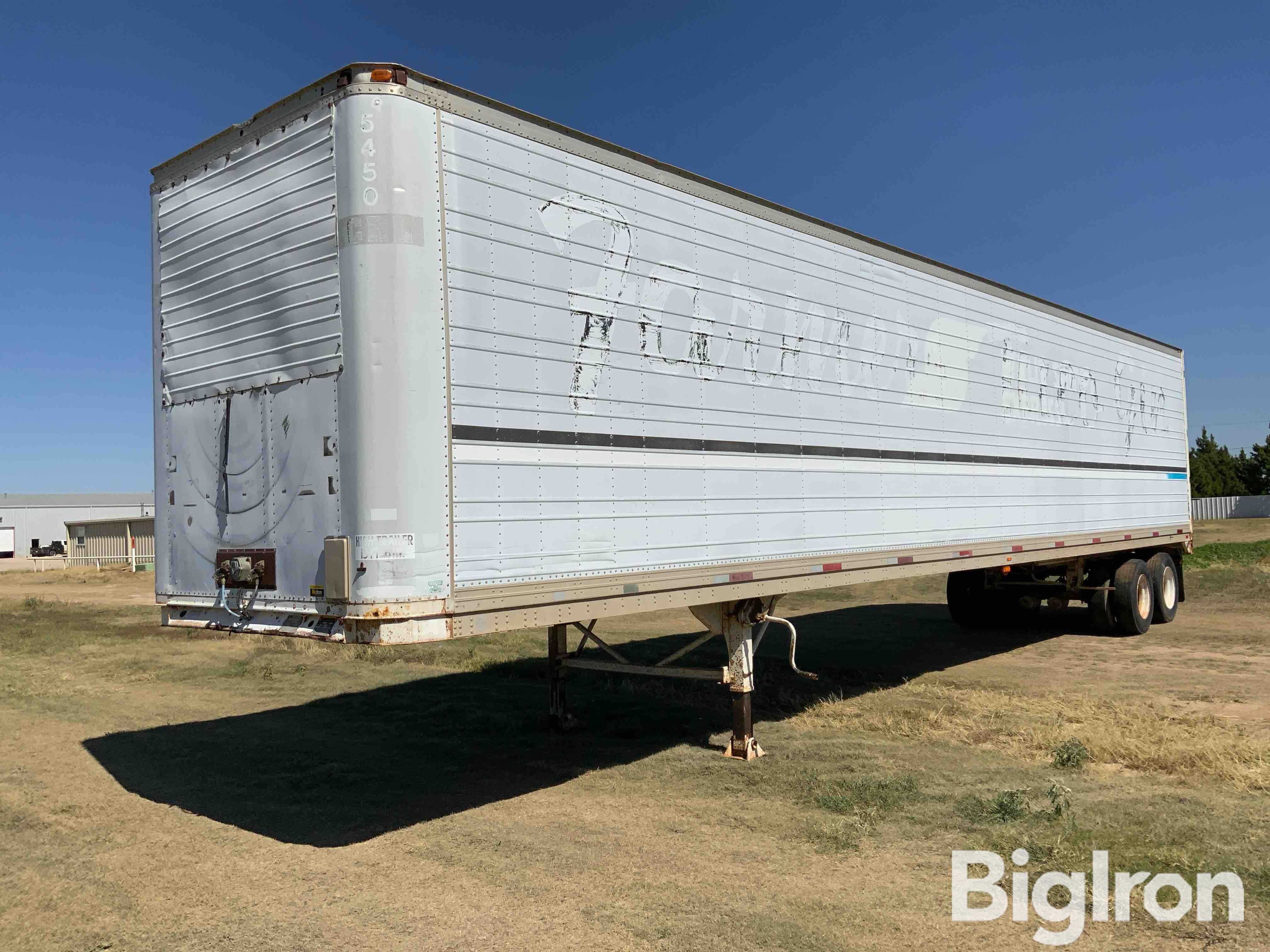 1986 Trailmobile 48' T/A Enclosed Dry Van Trailer 