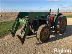 1993 John Deere 5400 MFWD Tractor W/540 Loader 