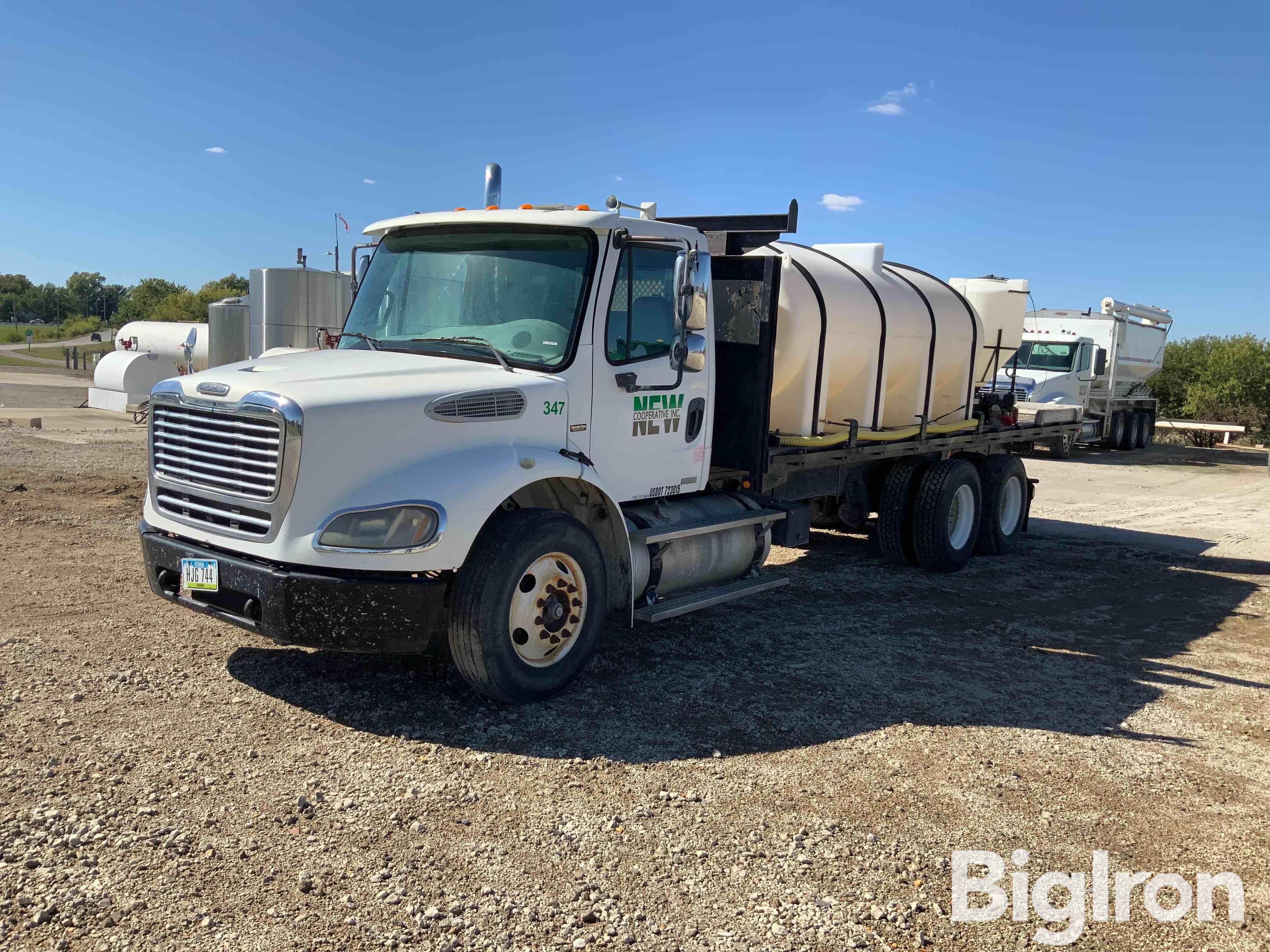 2005 Freightliner M2-112 T/A Flatbed Liquid Tender Truck 