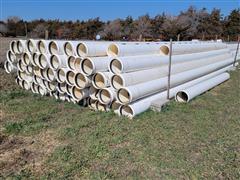 10" PVC Gated Irrigation Pipe 