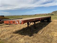 1984 Transport Systems 35-PX-S T/A Flatbed Trailer 