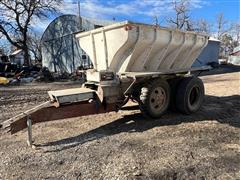 Homemade Pull-Type Lime Spreader 