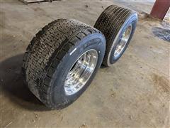 Radial 445/50R22.5 Tires & Rims 