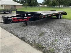 2018 Parker Performance Heavy Duty T/A Flatbed Trailer 