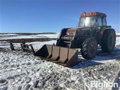 1990 Case IH 5130 MFWD Tractor W/Westendorf Loader 