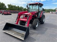 Mahindra 6075 MFWD Compact Utility Tractor W/Loader 