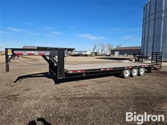 2020 Donahue 812-30 Tri/A Flatbed Trailer w/ Extendable Sides 