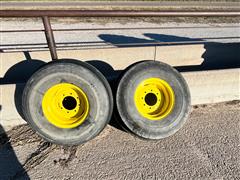 John Deere 7230 Tractor Front Tires & Rims 