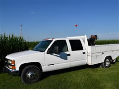 2000 Chevrolet 3500 2WD Crew Cab Service Truck 