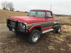 1979 Ford F250 Ranger 4x4 Cab & Chassis (INOPERABLE) 