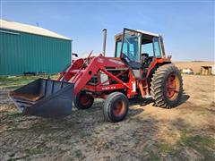 1978 International 1086 2WD Tractor W/Loader 