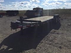 2013 Trail King TKT14U T/A Tilt Flatbed Trailer 