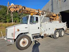 2001 Freightliner FL80 T/A Derrick Digger Truck 