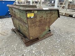 Jesco 211351 2 Cu Yd Steel Rollout Shop Dumpster 
