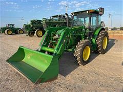 2021 John Deere 5090M MFWD Tractor W/Loader 