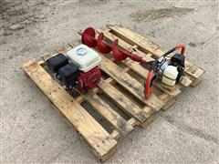 Earthquake E43 Powered Post Hole Auger & Gas Engine 