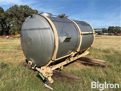 1994 Mid State Tank 1800-Gal Stainless Steel Tank 