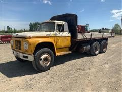 1965 Ford T750 T/A Flatbed Dump Truck 