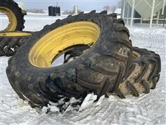 Michelin XM28 620/70R46 Tractor Tires & Rims 