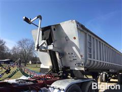 1988 Fruehauf DC6-M2-38 Frameless T/A Aluminum End Dump Trailer 