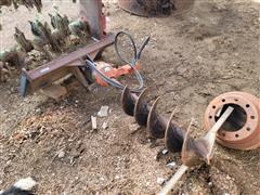 Post Hole Auger Skid Steer Attachment 