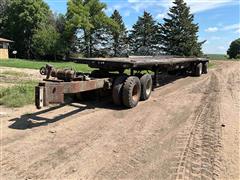 Transcraft TL2000 T/A Spread Axle Flatbed Trailer w/ T/A Dolly 