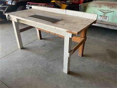 Wooden Shop Bench 