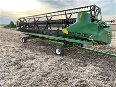 John Deere 925 Grain Platform With Trailer 