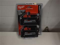 Milwaukee M18 Red Lithium High Output XC6.0 Batteries 