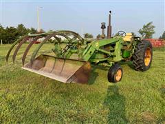 1965 John Deere 4020 2WD Tractor W/Loader 