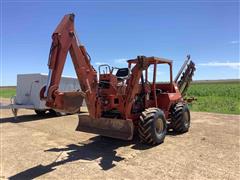 DitchWitch 6510 4x4x4 Trencher W/Backhoe & Blade 