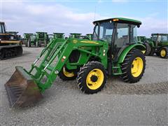 2011 John Deere 5083 MFWD Compact Utility Tractor W/Loader 