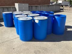 Plastic 55 Gallon Barrels 