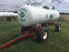 Heartland 1000-Gallon NH3 Tank W/Running Gear 