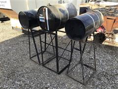 Fuel Barrels W/Stands 