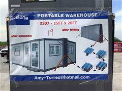 2023 Bastone 0207-15FT X 20FT Portable Warehouse 