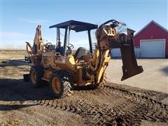 2007 Astec RT960 4x4x4 Vibratory Cable Plow W/Backhoe & Backfill Blade 