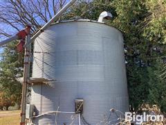 DMC Calc-U-Dri Drying Grain Bin & Auger 