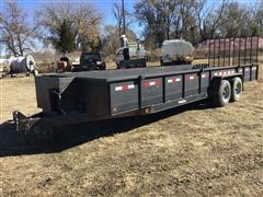 2014 Road King 8x30 T/A Flatbed Trailer 