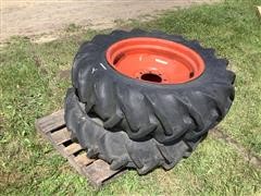 Goodyear 12.4 24 Farm Tires & Rims 