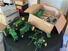 John Deere Die Cast Tractors & Parts 