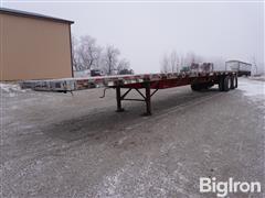 1995 Wilson CF-900 48'X102" T/A Aluminum Flatbed Trailer 