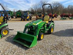 2020 John Deere 1025R MFWD Compact Utility Tractor W/Loader 