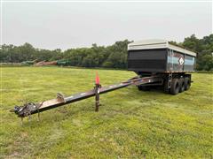 2011 Homemade 20' Tri/A Pup Grain Trailer 