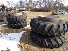 Clamp On 18.4-38 Rear Tractor Duals 