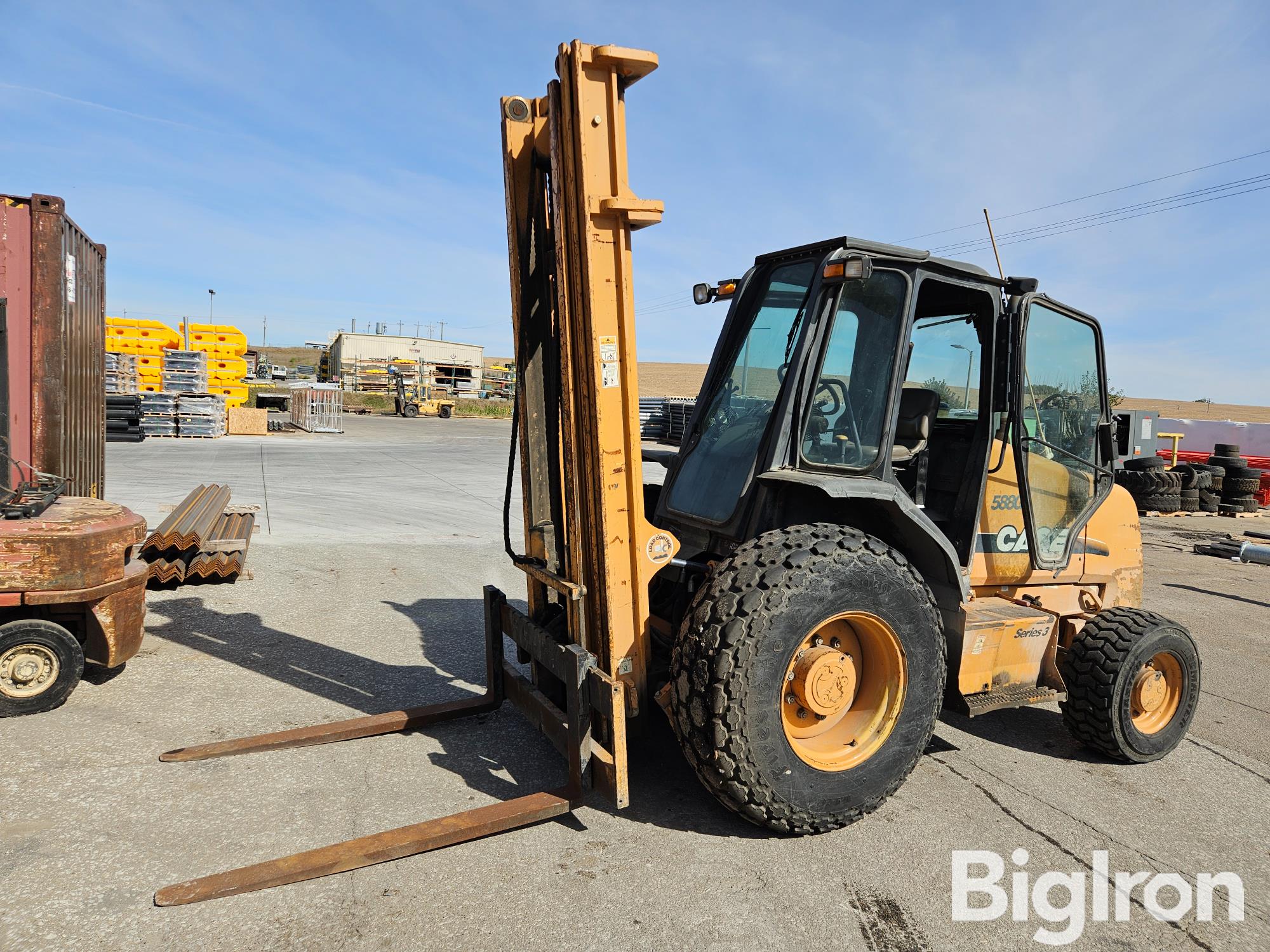 2009 Case 580G 4x4 Rough Terrain Forklift 